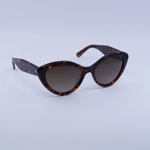 🕶️ New Kate Spade JUNI/G/S 0086 HA Sunglasses - Havana Frame, Brown Lenses